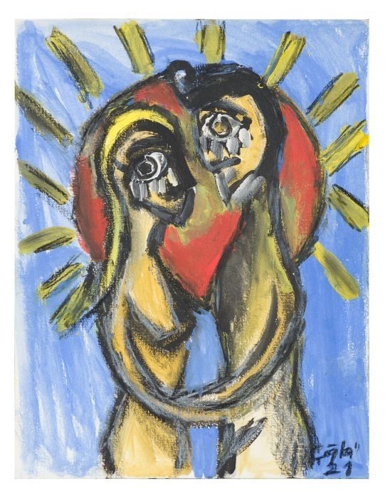 O.T., 2021

Mischtechnik auf Papier, 21 x 14,5 cm, gerahmt
signiert und datiert

Ausrufpreis: 170,-